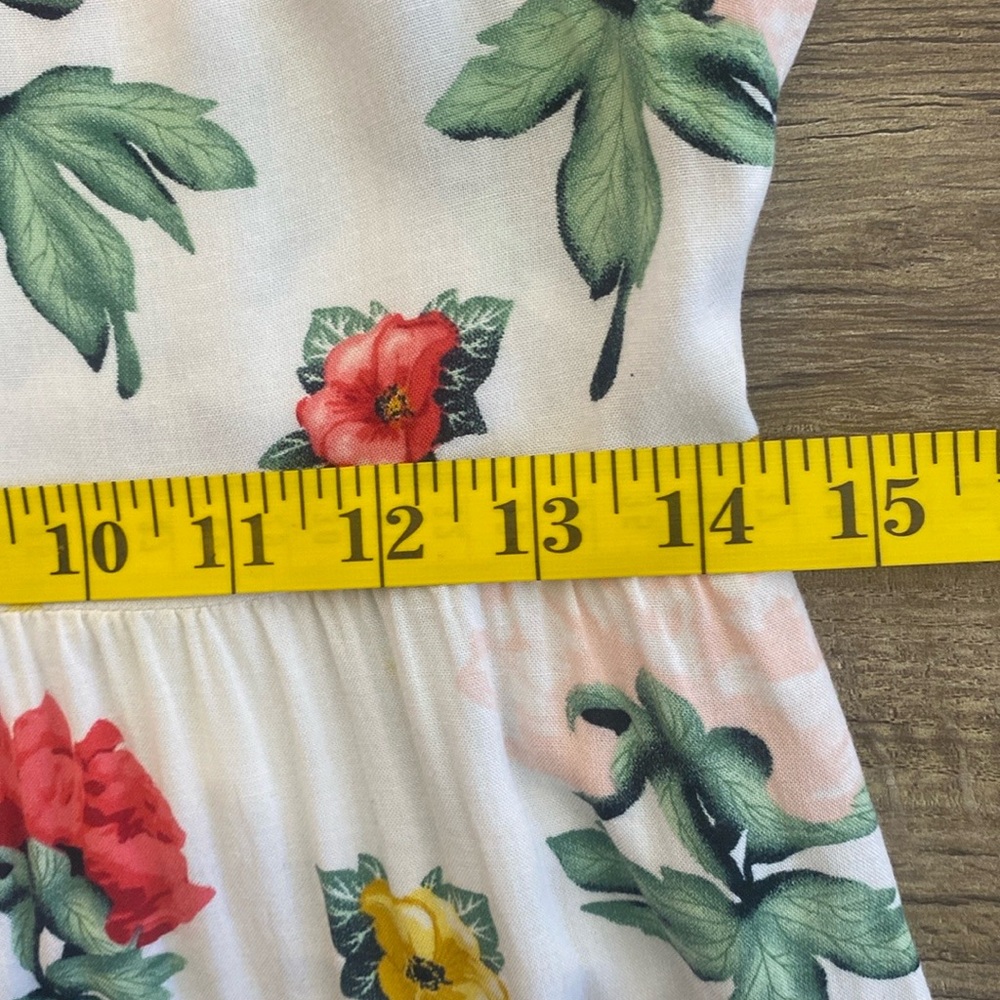 H&M Coachella  Maxi Dress - White with Red Accents - Picture 10 of 11